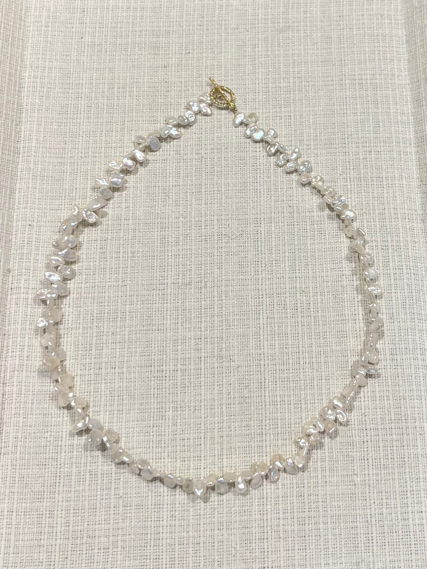 淡水ケシパールネックレス【商品番号100】