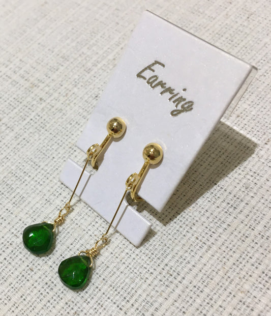 クロムダイオプサイトイヤリング【商品番号209】