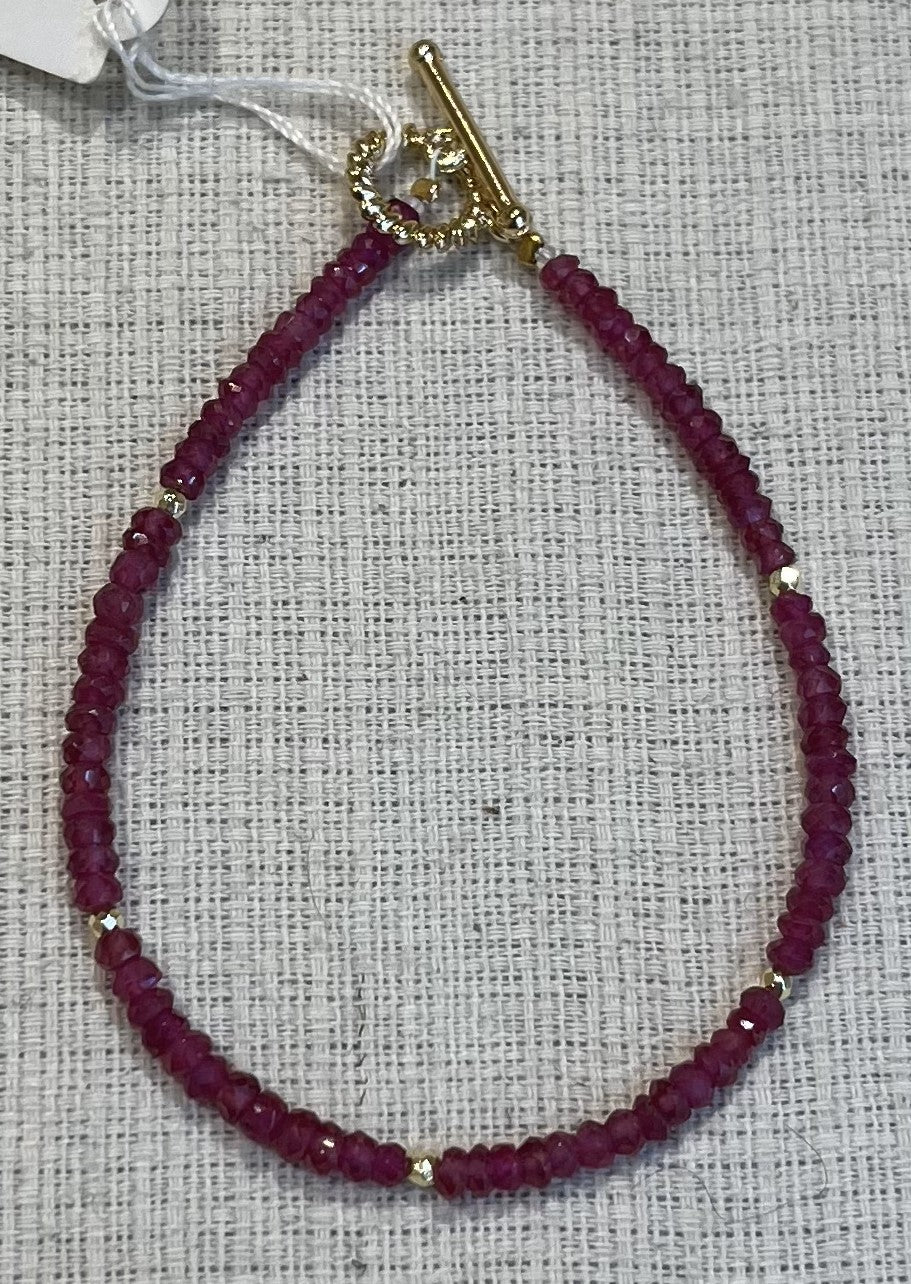 ルビーブレスレット【商品番号133】