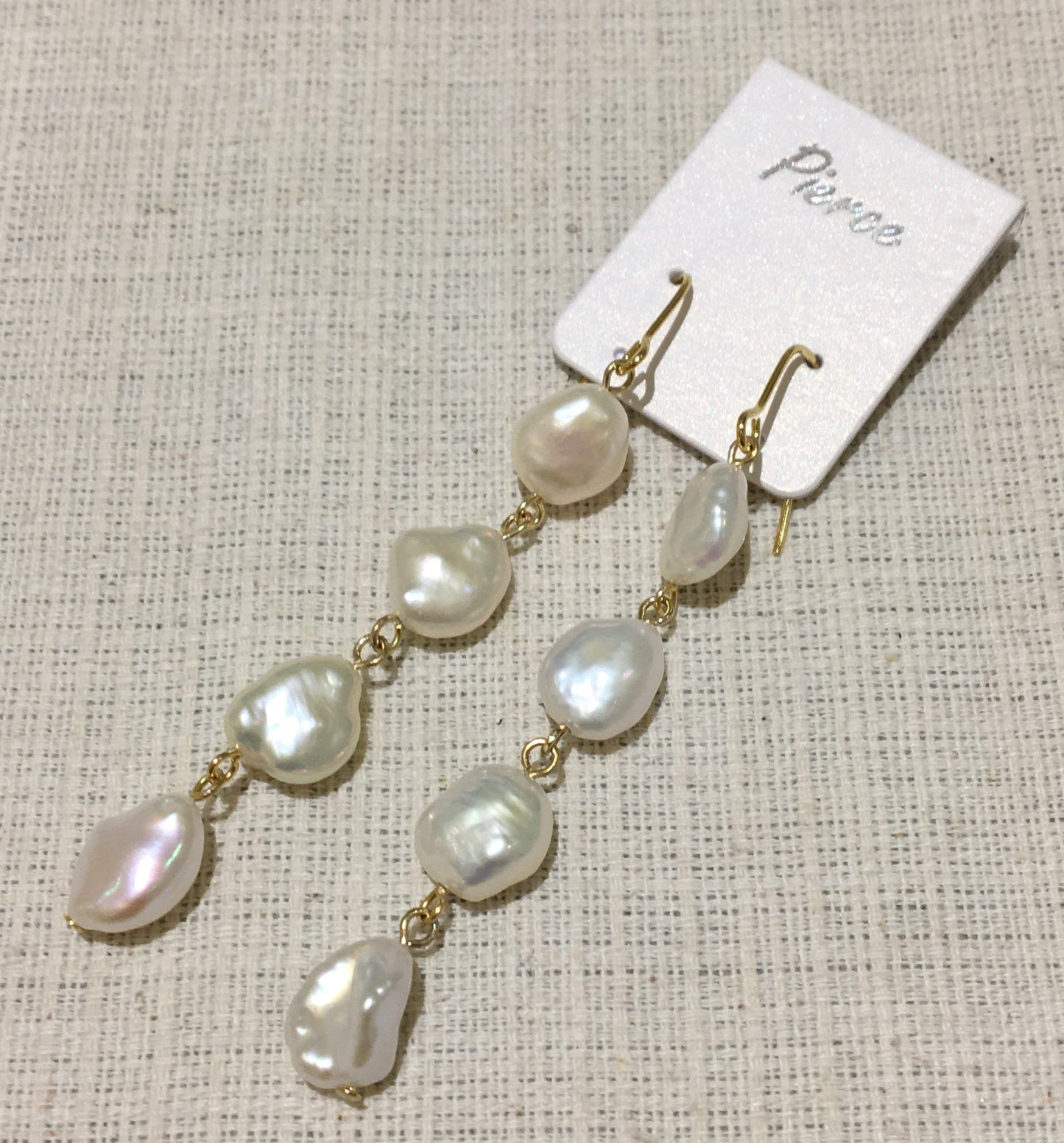 淡水パールピアス【商品番号146】