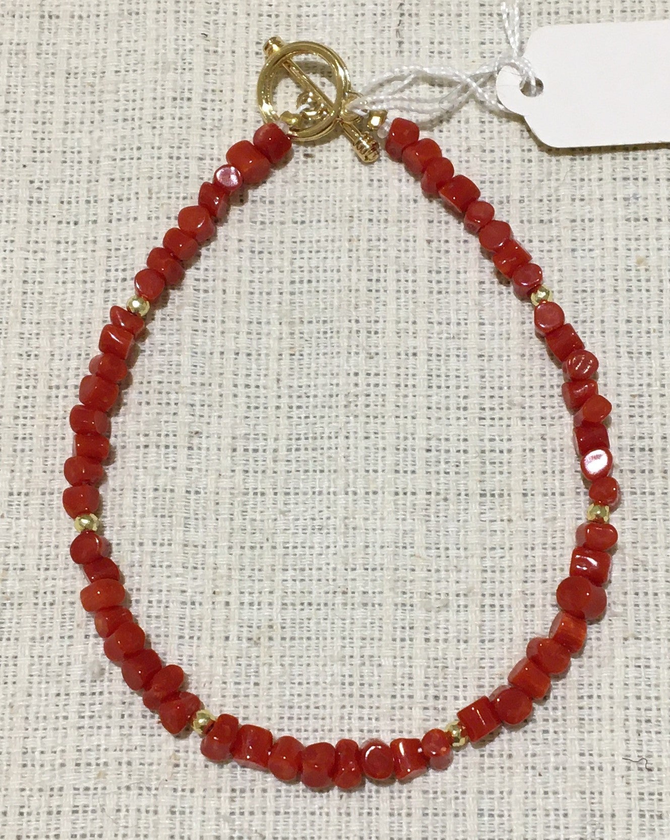 本珊瑚(サンゴ)ブレスレット【商品番号217】