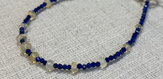 オパールとラピスラズリのブレスレット【商品番号134】