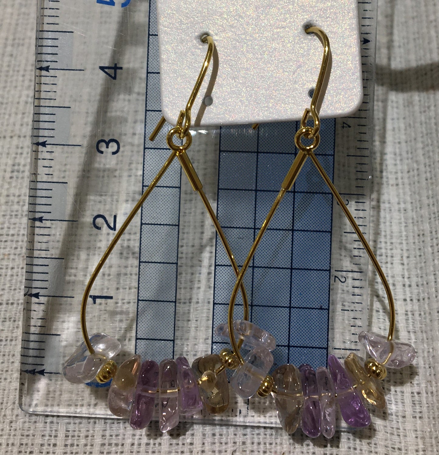 アメトリンピアス【商品番号234】