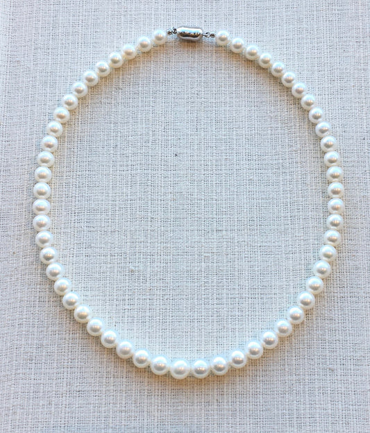 淡水パールネックレス(丸珠7mm)【商品番号107】
