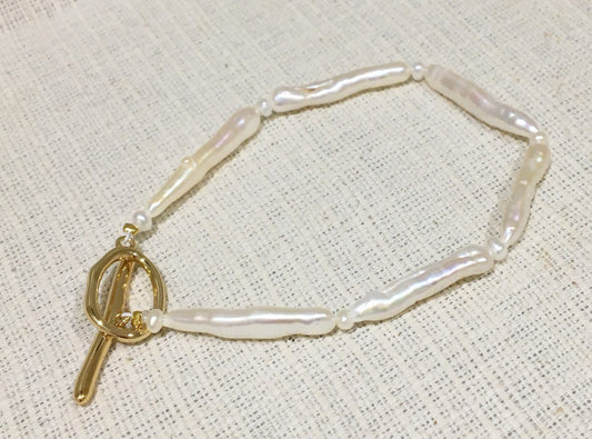 淡水パールブレスレット【商品番号238】