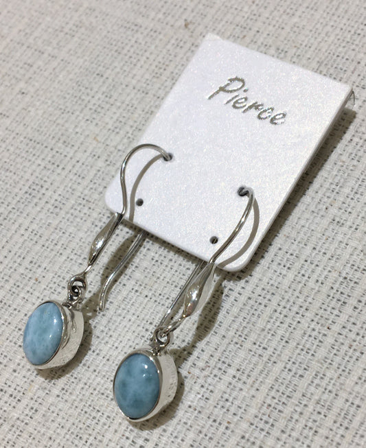 ラリマーのピアス【商品番号241】