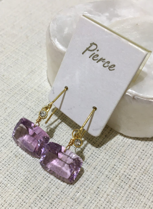 アメジストピアス 【商品番号178】