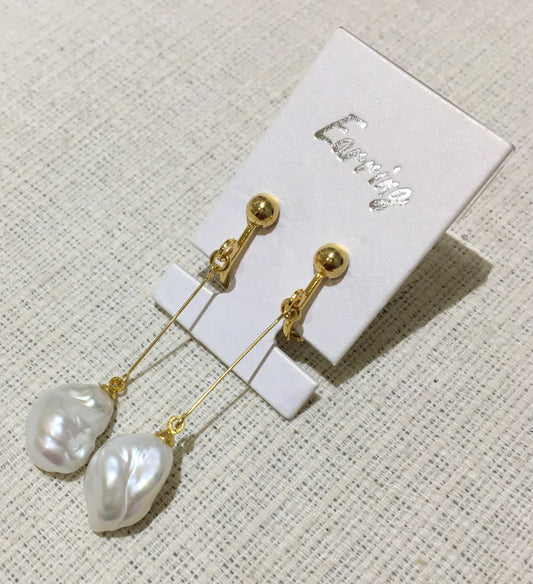 淡水パールイヤリング【商品番号190】