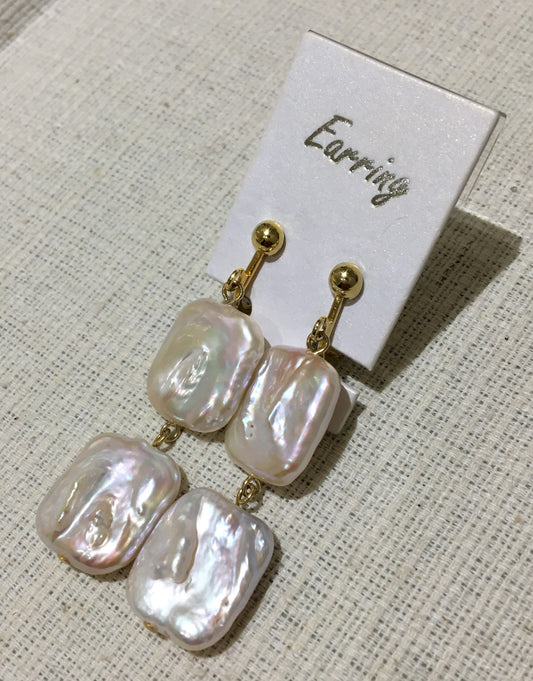 淡水パールイヤリング【商品番号193】