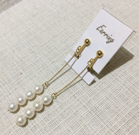 淡水パールイヤリング【商品番号196】