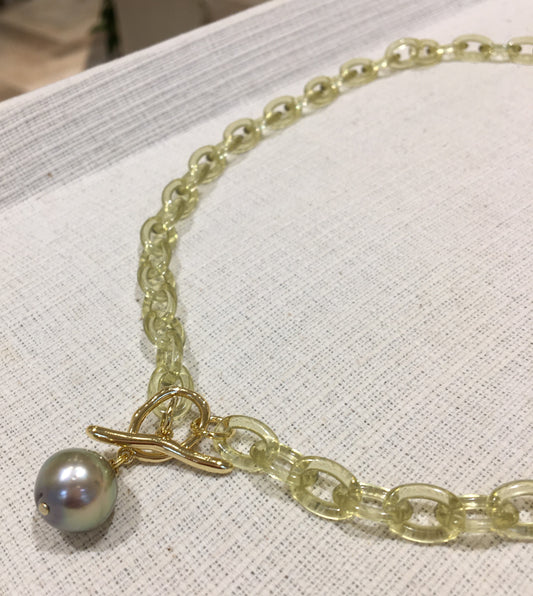 黒蝶真珠ネックレス【商品番号244】