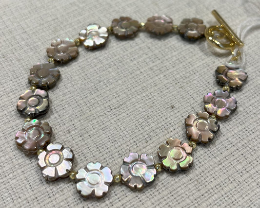 マベ貝ブレスレット【商品番号124】