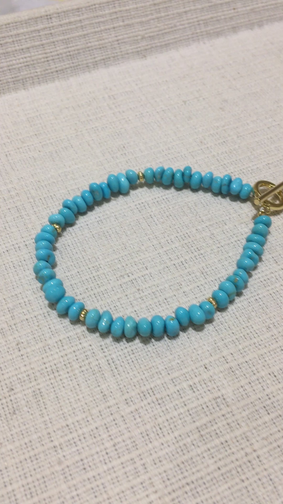 イービルアイ チャーム ターコイズ ストレッチ ブレスレット ブレスレット CHAN LUU 公式オンラインショップ